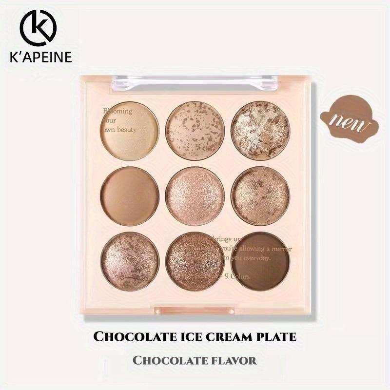 9 Colors Matte Milk Tea Brown Eyeshadow Palette