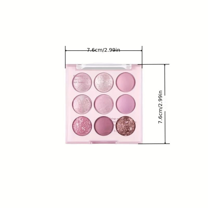 9 Colors Matte Milk Tea Brown Eyeshadow Palette