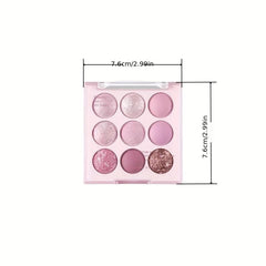9 Colors Matte Milk Tea Brown Eyeshadow Palette