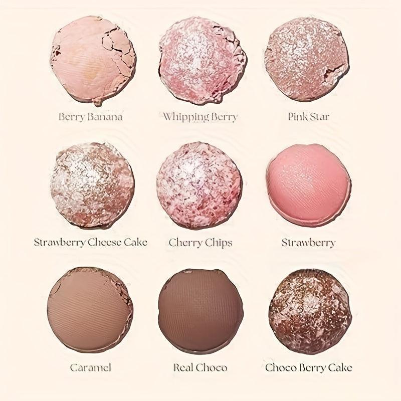 9 Colors Matte Milk Tea Brown Eyeshadow Palette