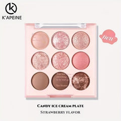 9 Colors Matte Milk Tea Brown Eyeshadow Palette