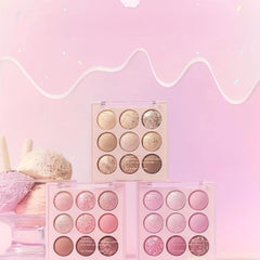9 Colors Matte Milk Tea Brown Eyeshadow Palette