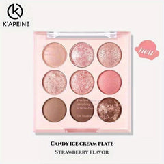 9 Colors Matte Milk Tea Brown Eyeshadow Palette
