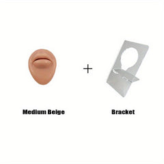 3D Silicone Ear Model Set for Body Puncture and Nose Nail Training