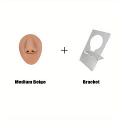 3D Silicone Ear Model Set for Body Puncture and Nose Nail Training