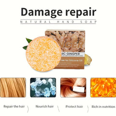 2pcs 60g Turmeric Soap Polygonum Multiflorum Soap Shampoo for Bathing