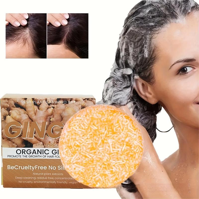 2pcs 60g Turmeric Soap Polygonum Multiflorum Soap Shampoo for Bathing