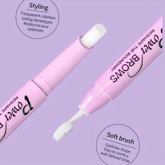 Dual-Ended Eyebrow Wax Pen with Rotating Brush