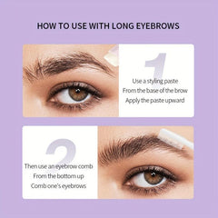 Dual-Ended Eyebrow Wax Pen with Rotating Brush
