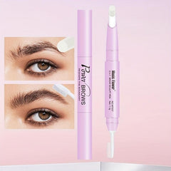 Dual-Ended Eyebrow Wax Pen with Rotating Brush