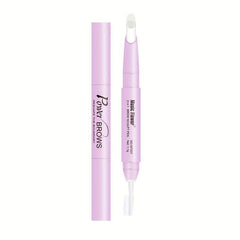 Dual-Ended Eyebrow Wax Pen with Rotating Brush