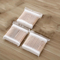 400 Disposable Cotton Swabs Double Round Tip Beauty Tools