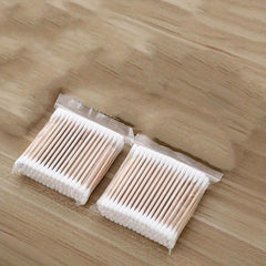 400 Disposable Cotton Swabs Double Round Tip Beauty Tools