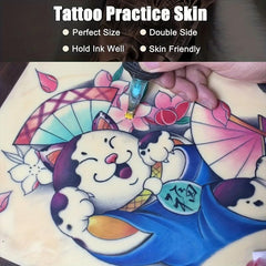 Blank Tattoo Practice Skin Double Sides Microblading Practice Skin