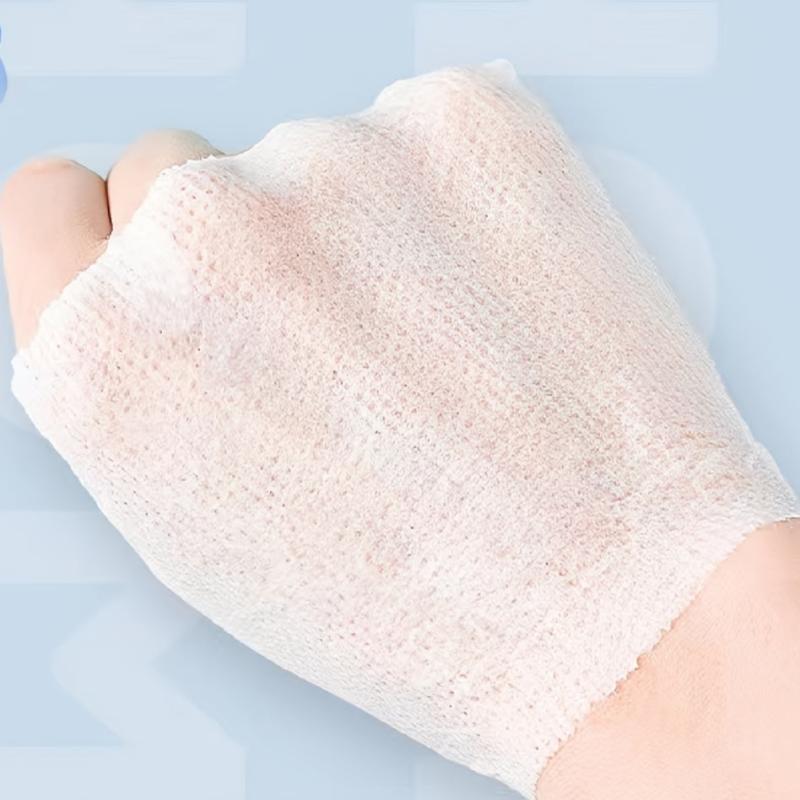 200 Pcs Stretchable Cotton Pads for Makeup Removal & Application