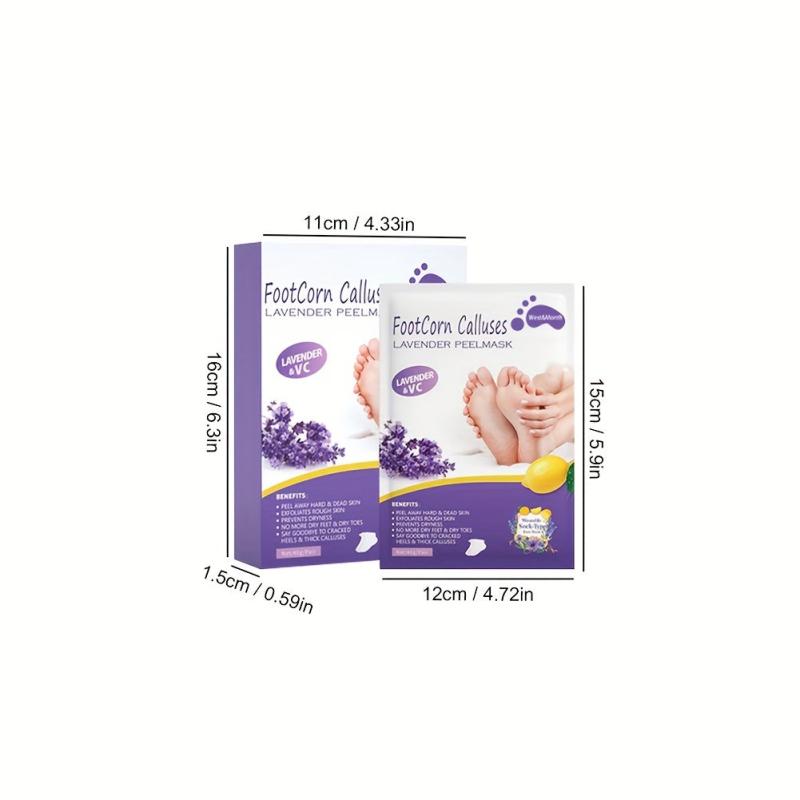 Lavender Foot Peeling Mask 2 Pairs Soft Skin Foot Spa Women Foot Care