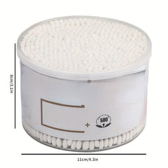 500pcs Double Head Cleaning Swabs Round Tip For Ear Nose Beauty Tools