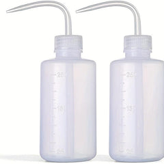 2pcs 250ml Plastic Squeeze Bottles Safety Wash Bottle for Plants Tattoo