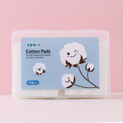 115pcs Makeup Cotton Pad Thin Thick Combo