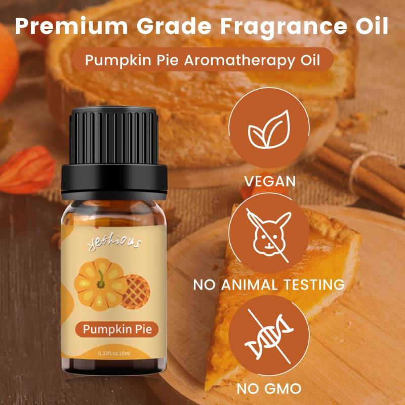 10ml Pumpkin Pie Fragrance Essential Oil Halloween Aromatherapy for Diffuser