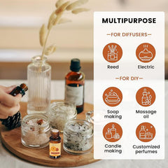 10ml Pumpkin Pie Fragrance Essential Oil Halloween Aromatherapy for Diffuser