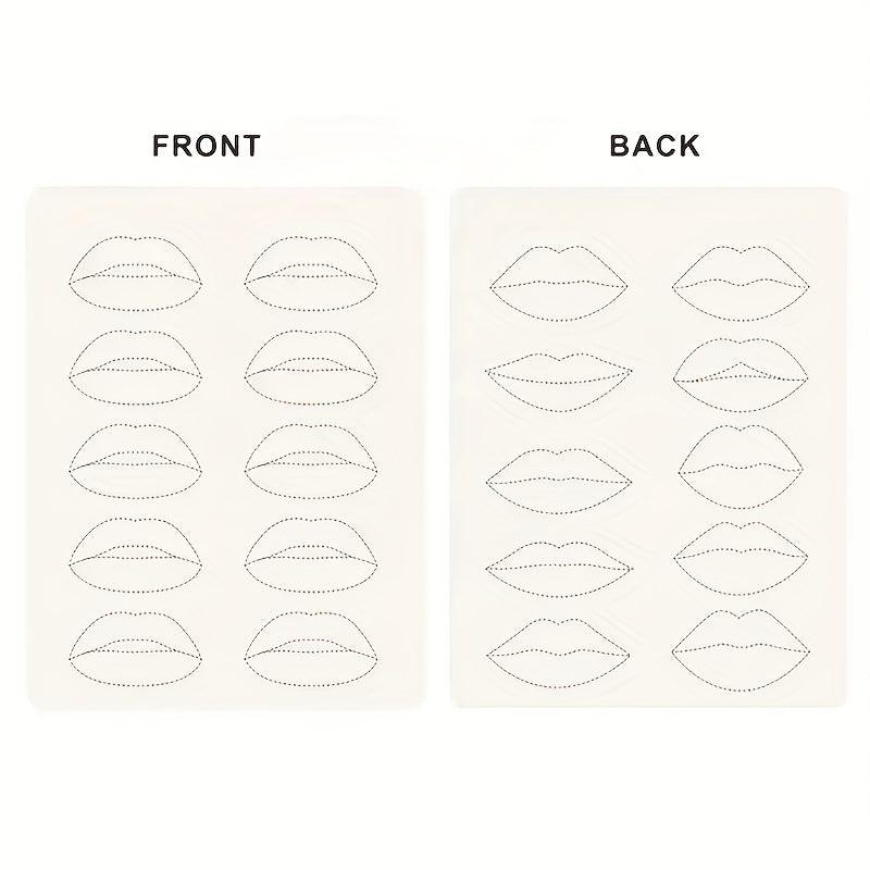 Silicone Lip Practice Skin for Microblading and Makeup