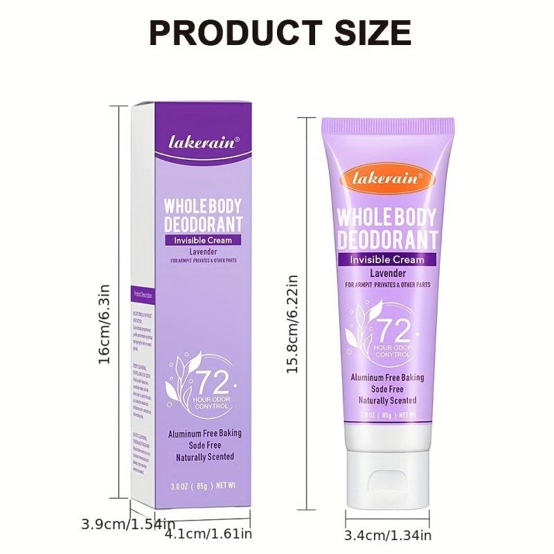 Armpit Deodorant Cream Long Lasting Odor Control Refreshing Fragrance