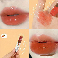 Strawberry Peach Fruit Lip Balm Moisturizes Hydrates Lip Skin