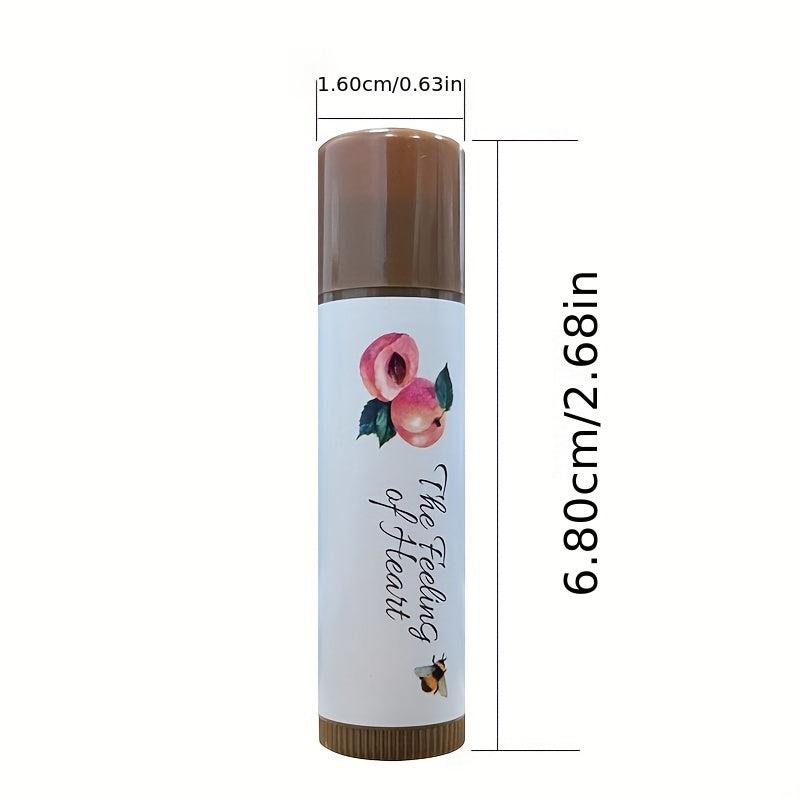 Strawberry Peach Fruit Lip Balm Moisturizes Hydrates Lip Skin