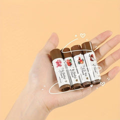 Strawberry Peach Fruit Lip Balm Moisturizes Hydrates Lip Skin