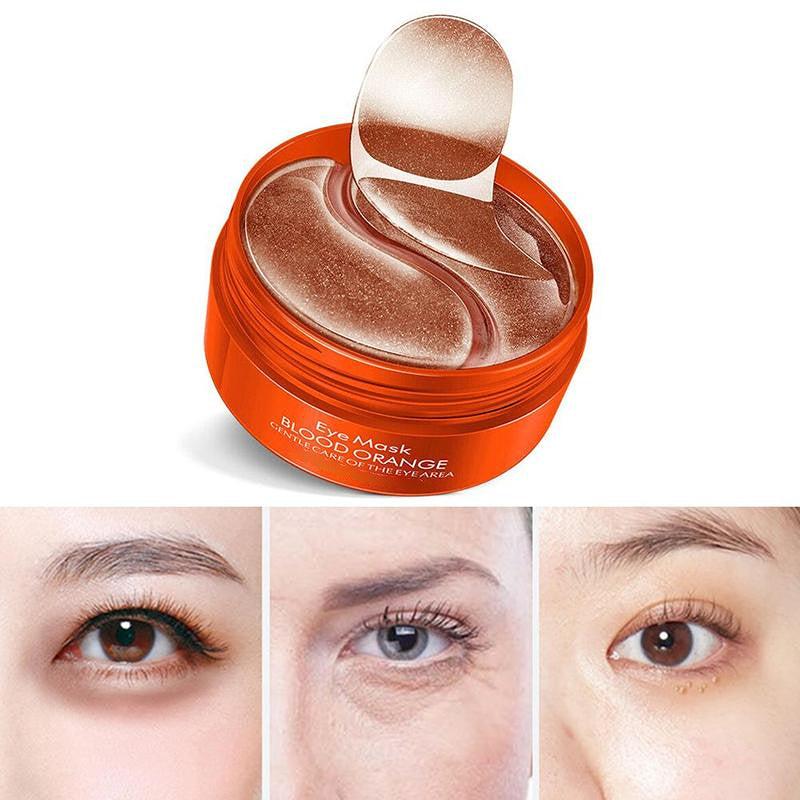 60 pcs Vitamin C Collagen Eye Masks for Wrinkle Reduction & Dark Circle Removal