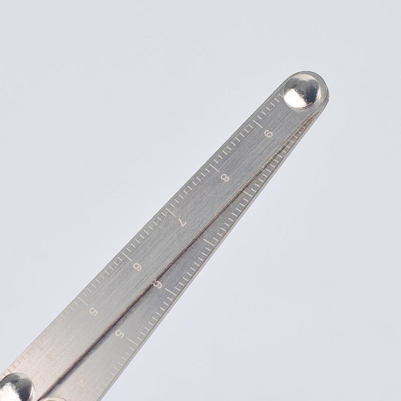 Eyebrow Measure Ruler Stainless Steel Three Point Positioning Balance Ruler