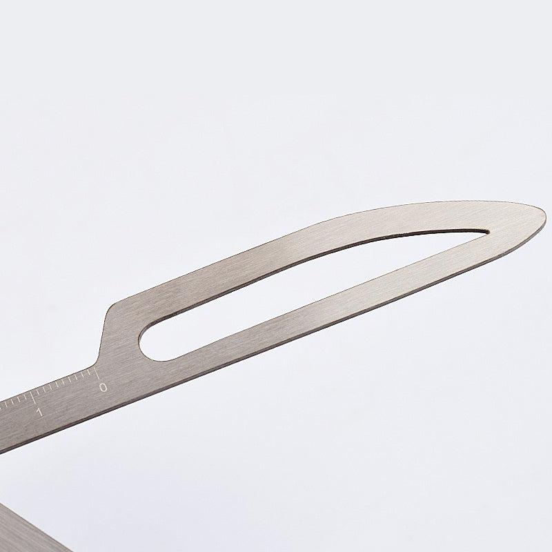 Eyebrow Measure Ruler Stainless Steel Three Point Positioning Balance Ruler