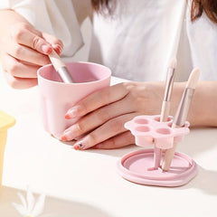 Makeup Brush Drying Rack and Cleaning Kit