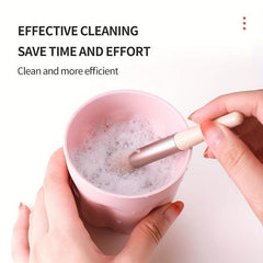 Makeup Brush Drying Rack and Cleaning Kit