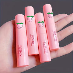 2pcs Natural Peach Lip Balm Moisturizing Lipstick