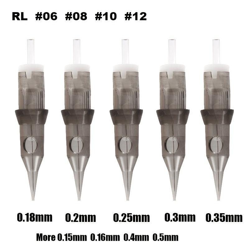 10pcs Tattoo Cartridge Needles Standard Round Liner Disposable