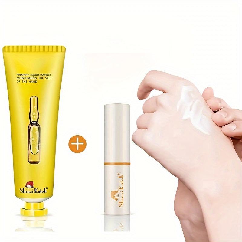 Hydrating Hand Cream Lip Balm Set Moisturizing Gift for Women and Girls