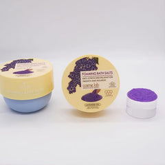 Foaming Bath Salts for Stress Relief Lavender Orange
