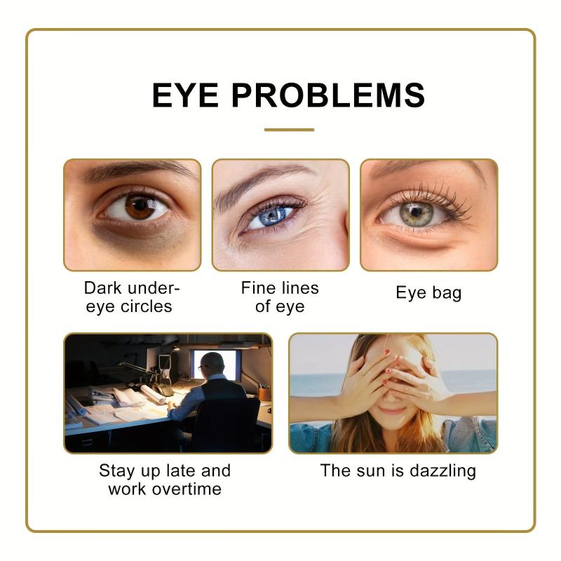 Eye Roller Essence for Fine Lines & Wrinkles, Dark Circles, Tightens Skin