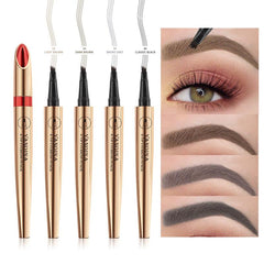Waterproof 4D Eyebrow Pen Long Lasting Smudge-Proof Easy to Apply