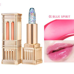 Glitter Temperature Changing Lip Balm Golden Foil Tinted Lipstick