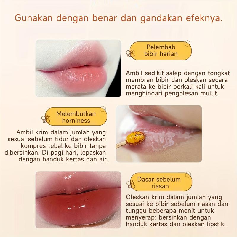 Honey Lip Mask - Vitamin E Lip Balm for Deep Moisturizing