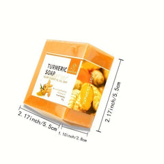 2pcs 100g Turmeric Soap Organic Natural Vegan Turmeric Soap