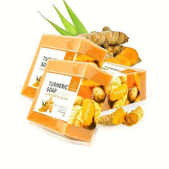 2pcs 100g Turmeric Soap Organic Natural Vegan Turmeric Soap