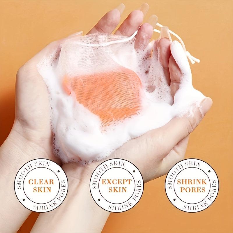 2pcs Turmeric Soap Bar with Bubble Nets