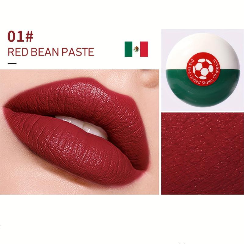 Mini Football Lipstick 9 Colors Non Smudge Makeup Long Lasting