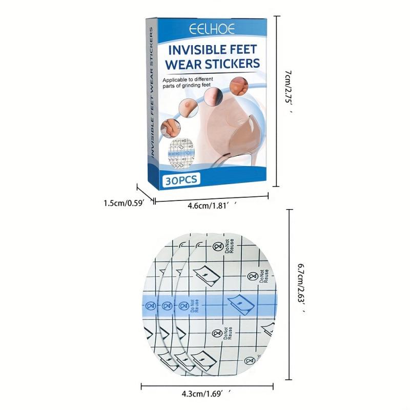 Invisible Heel Scuff Stickers Waterproof Ankle Heel Protection for High Heels