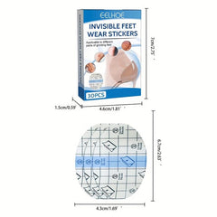 Invisible Heel Scuff Stickers Waterproof Ankle Heel Protection for High Heels