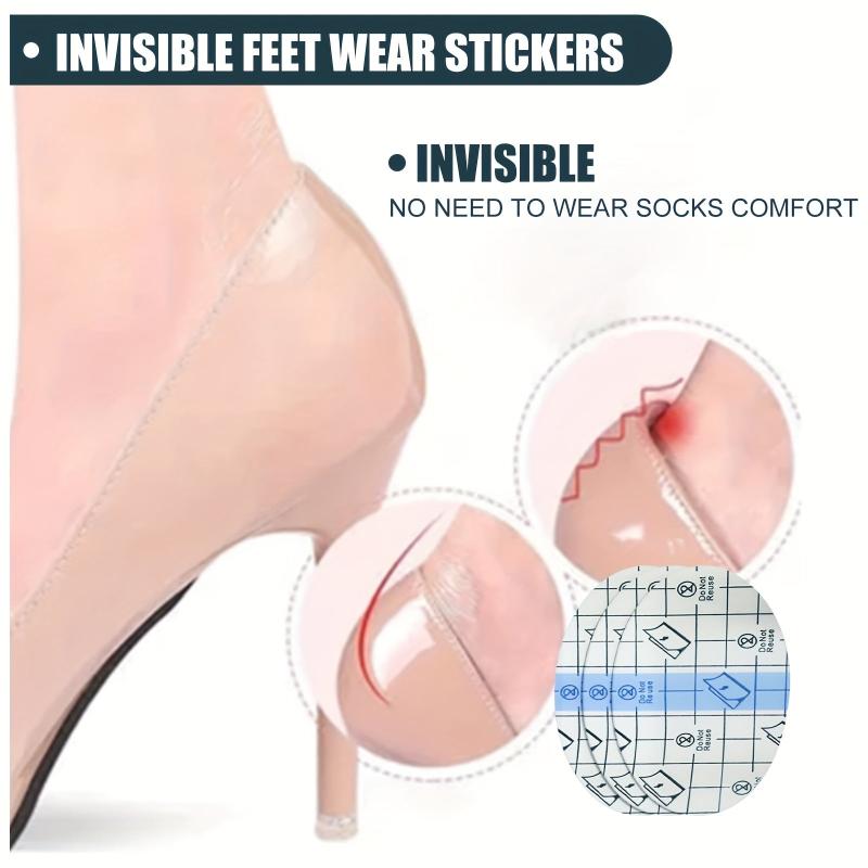 Invisible Heel Scuff Stickers Waterproof Ankle Heel Protection for High Heels
